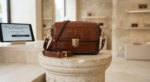 Sac à Main Cuir Brun Abobo